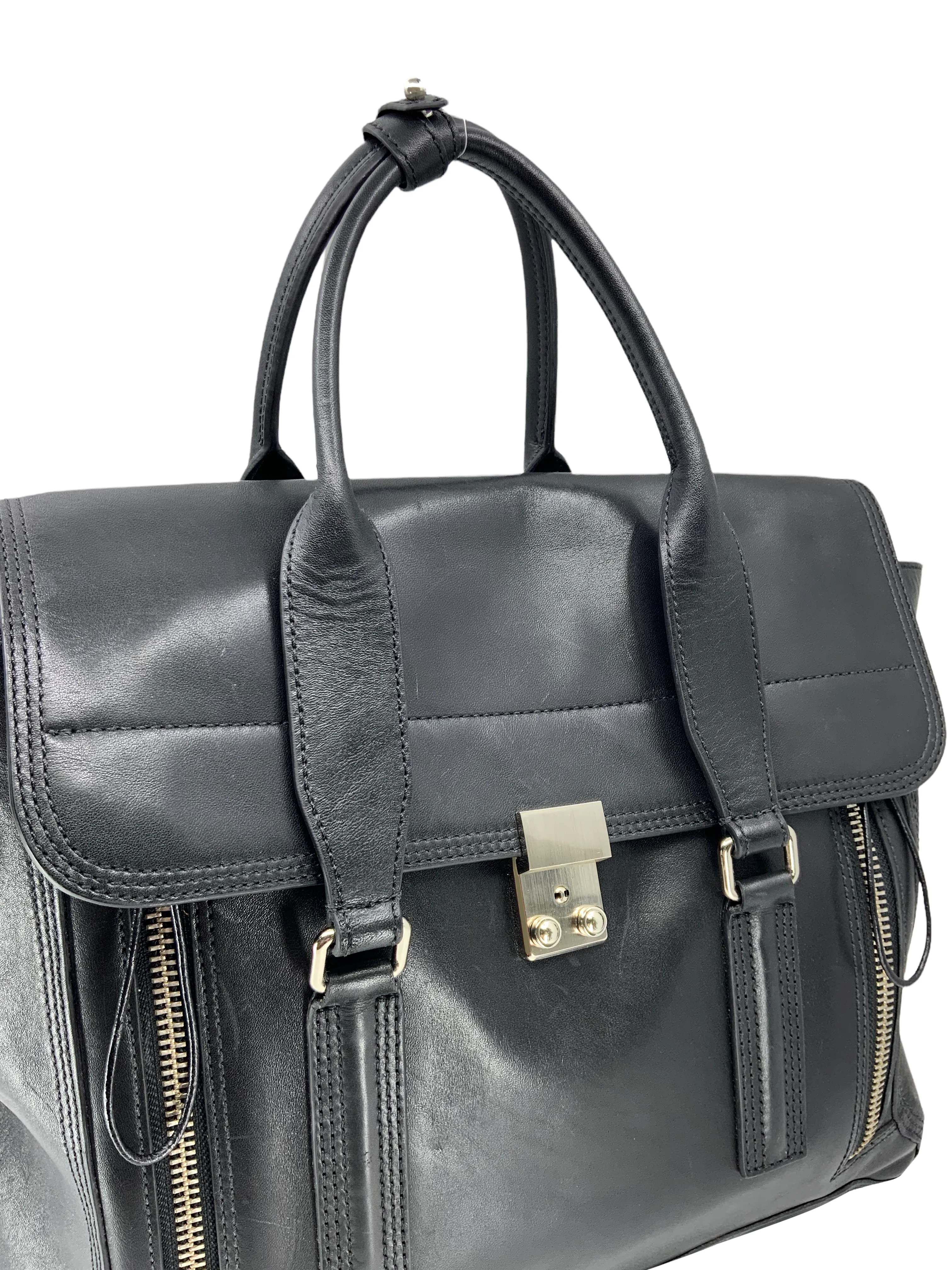 3.1 Phillip Lim Pashli Large Leather Satchel Bag