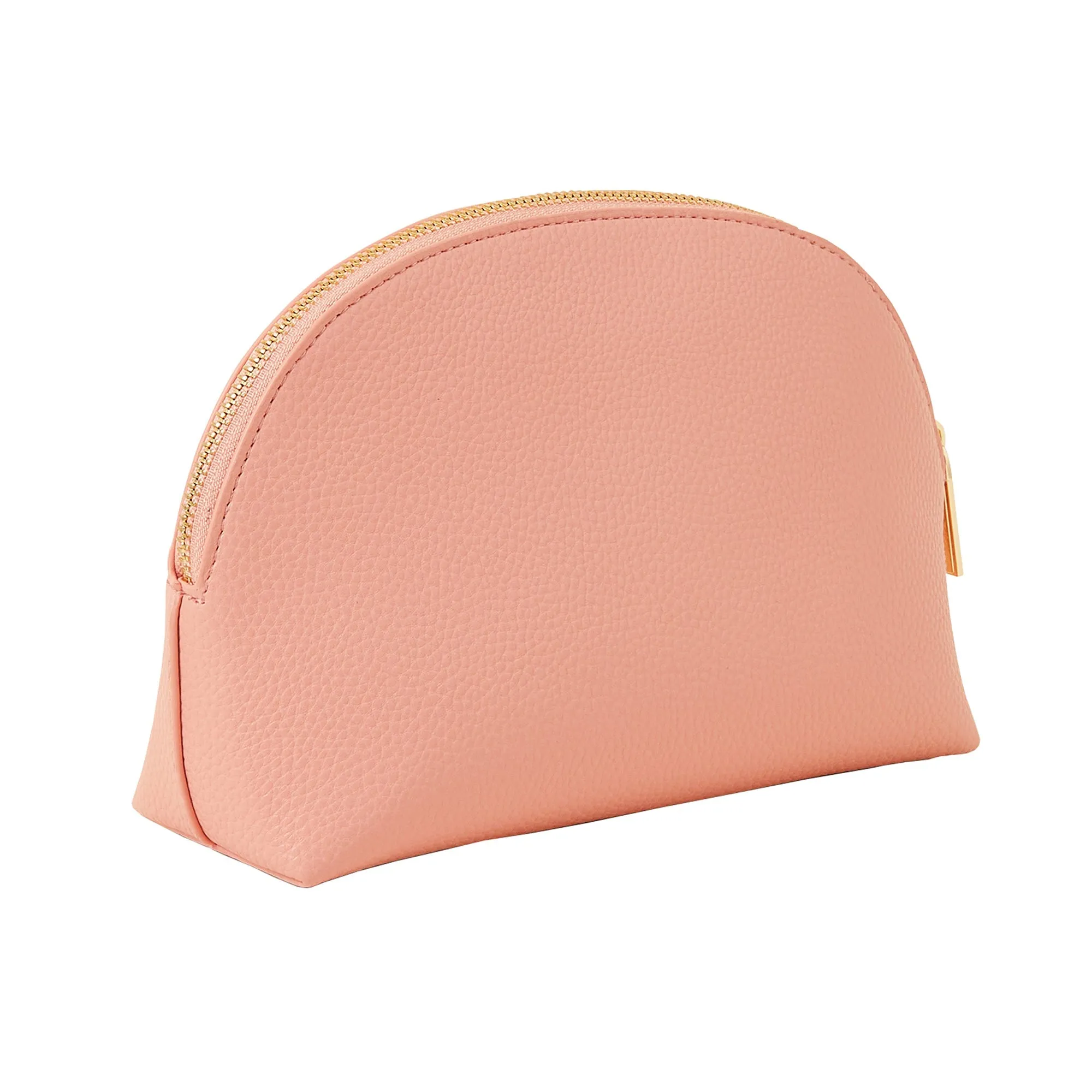 Accessorize London Women's  Pink Crescent Make Up Bag