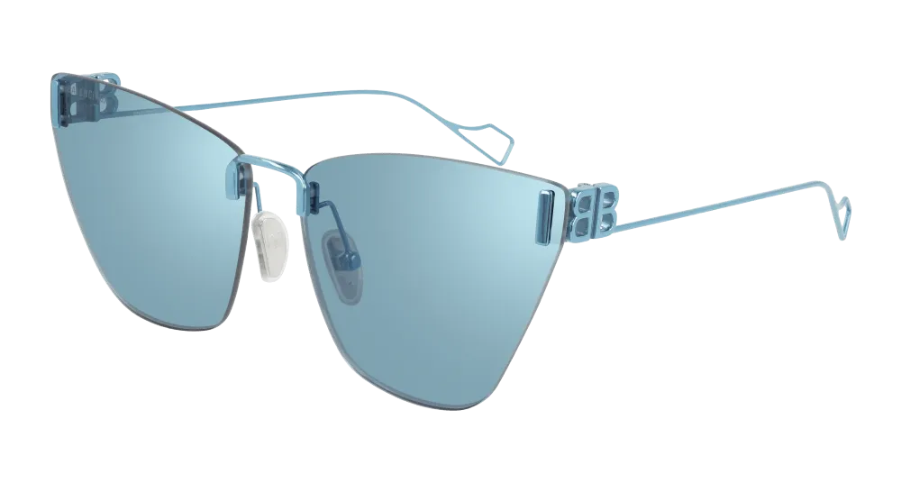 Balenciaga Sunglass Woman Light Blue BB0111S-003