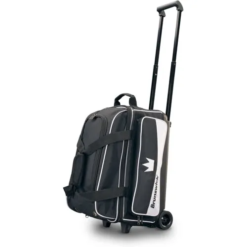 Brunswick Zone Double Roller White Bowling Bag