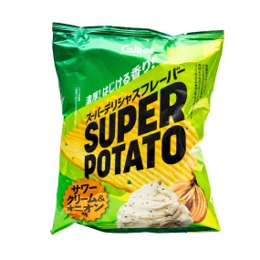 Calbee Sour Cream Super Potato Chips