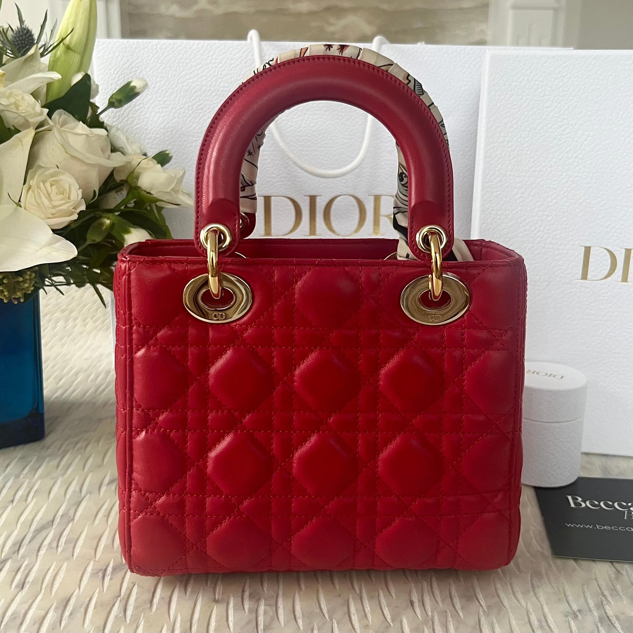 Christian Dior Small Lady Dior My ABCDior Bag