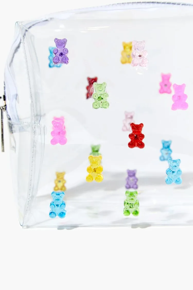 Crystal Clear Gummy Bear Themed Makeup Bag.