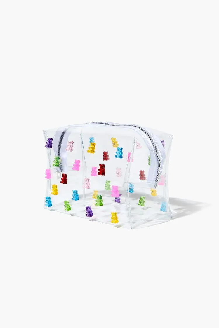 Crystal Clear Gummy Bear Themed Makeup Bag.