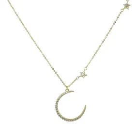 CRESCENT MOON & STAR NECKLACE