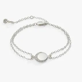 Crescent Moon Chain Bracelet