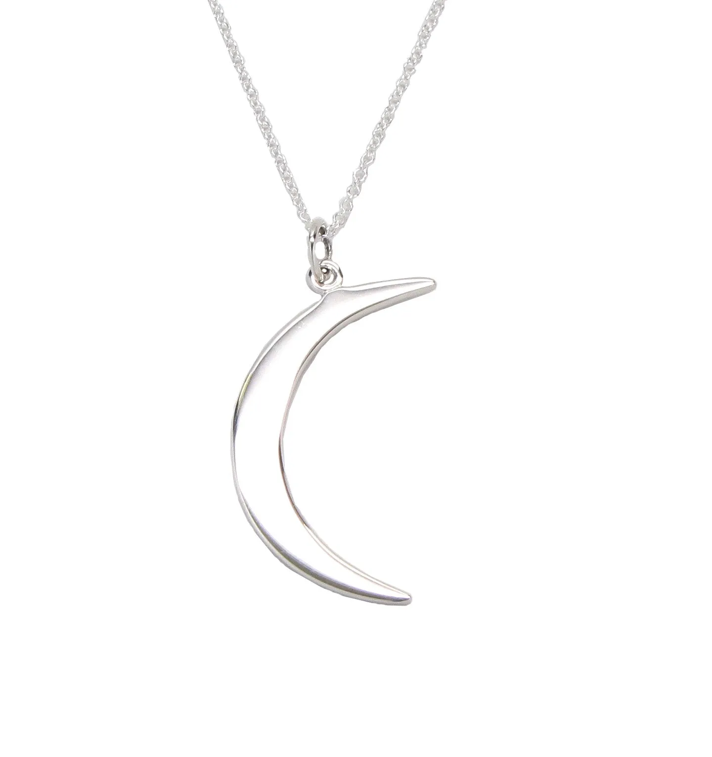 Crescent Moon Star Necklace