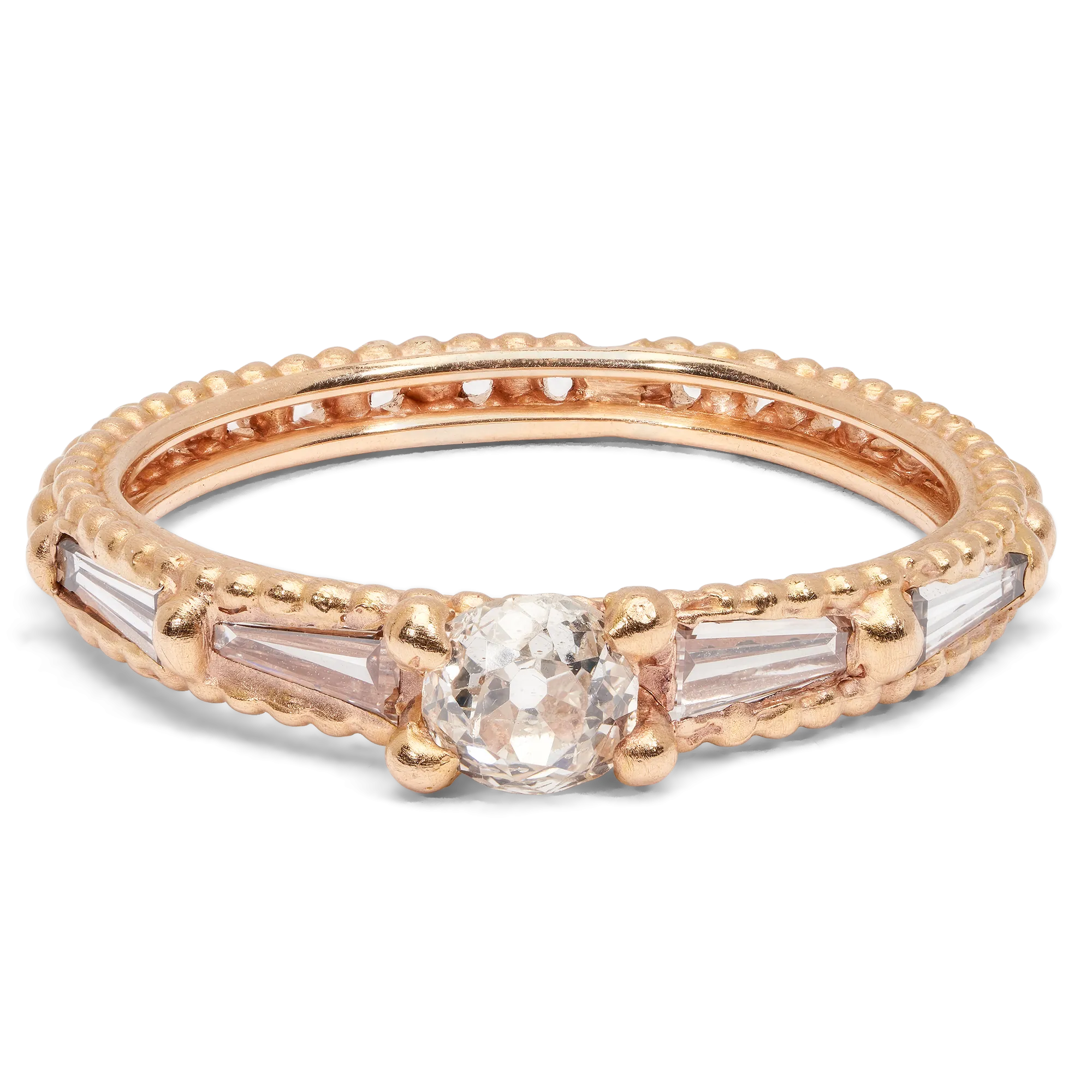 Diamond Capri Ring in Rose - Made to Order