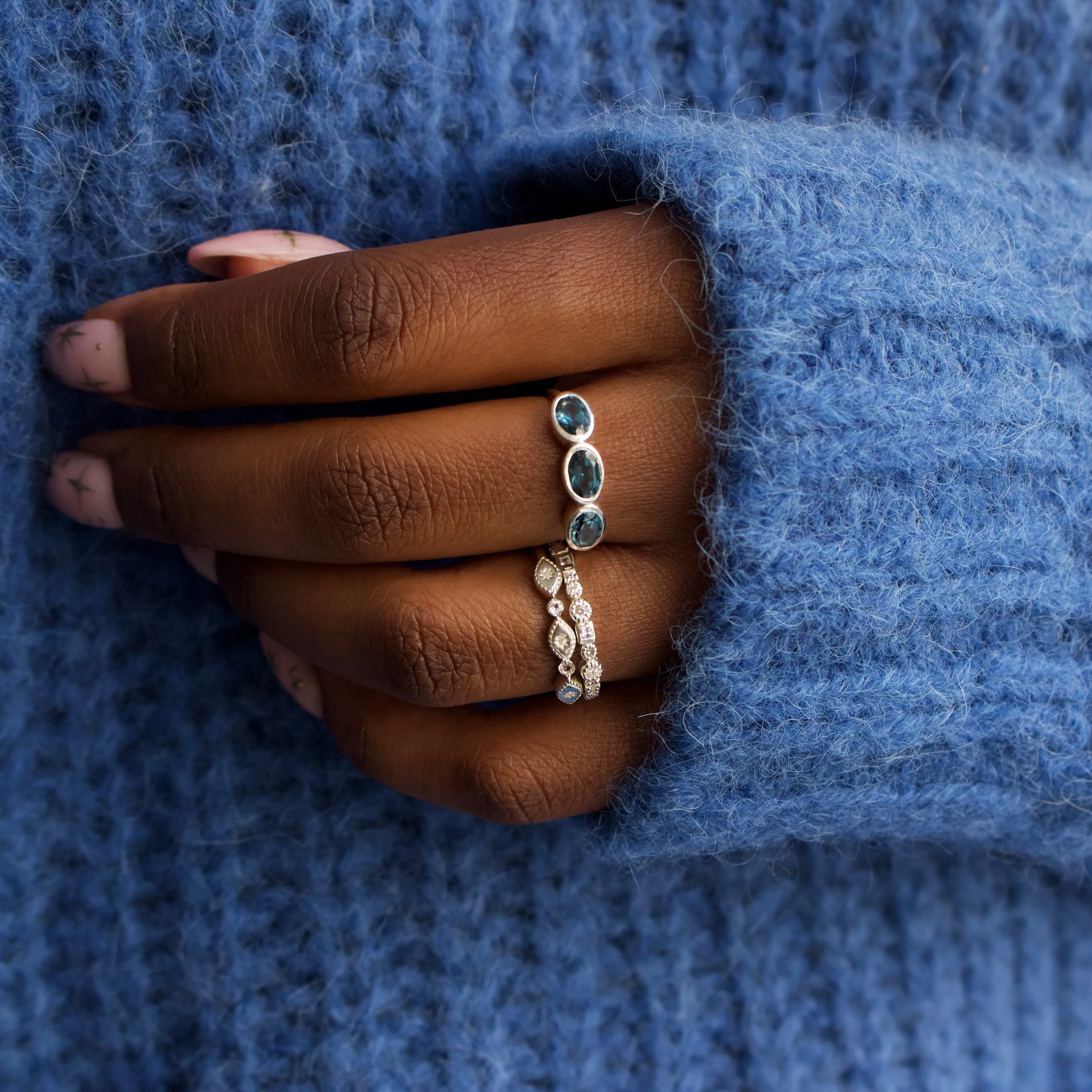 Diamond Constellation Eternity Ring