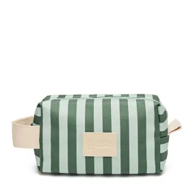 Ditty Toiletry Bag - Mint / Forest Stripe