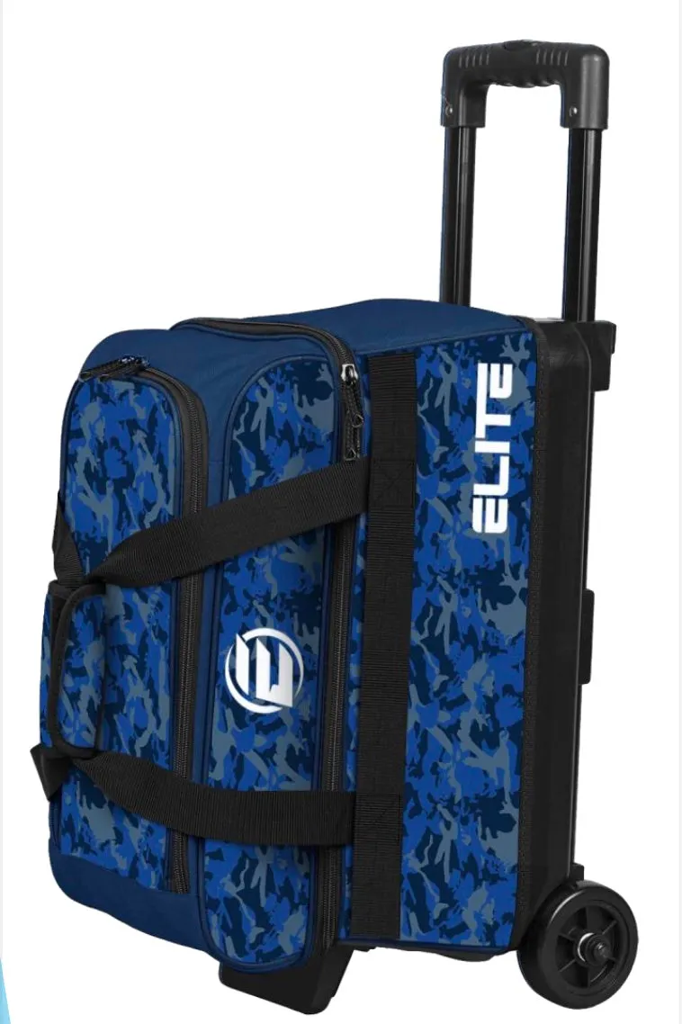 Elite Basic Double Roller Navy Camo Bowling Bag