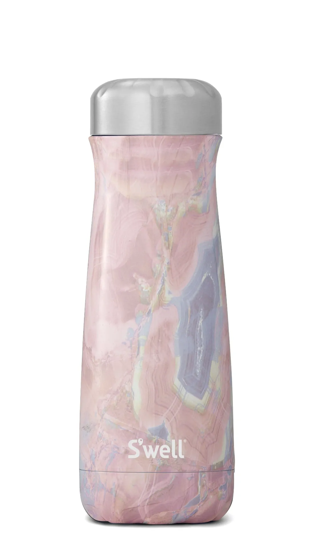 Geode Rose Traveler - Stainless Steel S'well Water Bottle