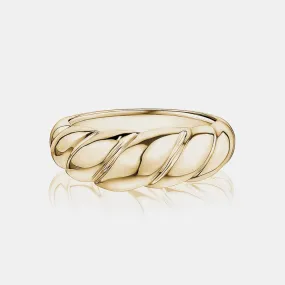 Gold Crescent Ring