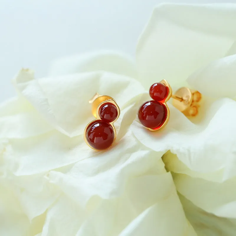 Gourd-Shaped Earrings