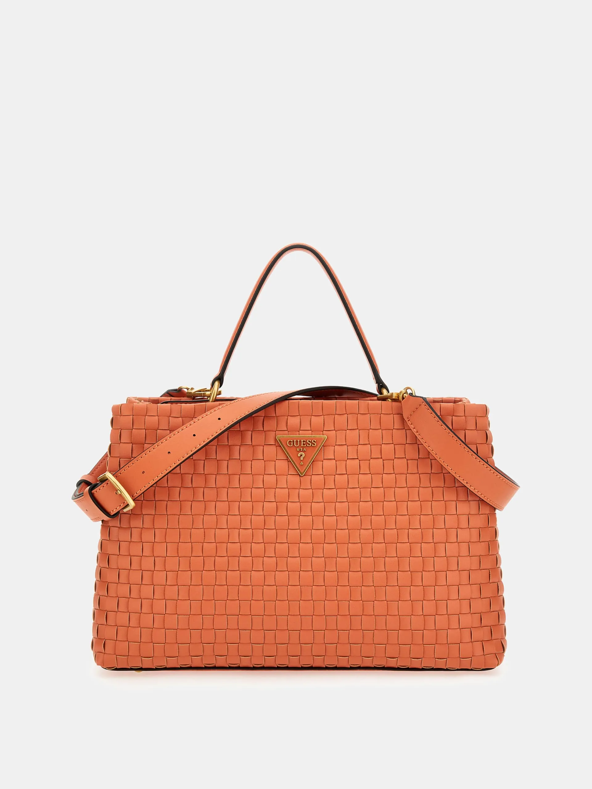 GUESS LISBET WOVEN SATCHEL  COLOURS