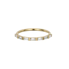 Half Eternity Baguette Ring