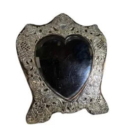 Heart Shaped Beveled Mirror