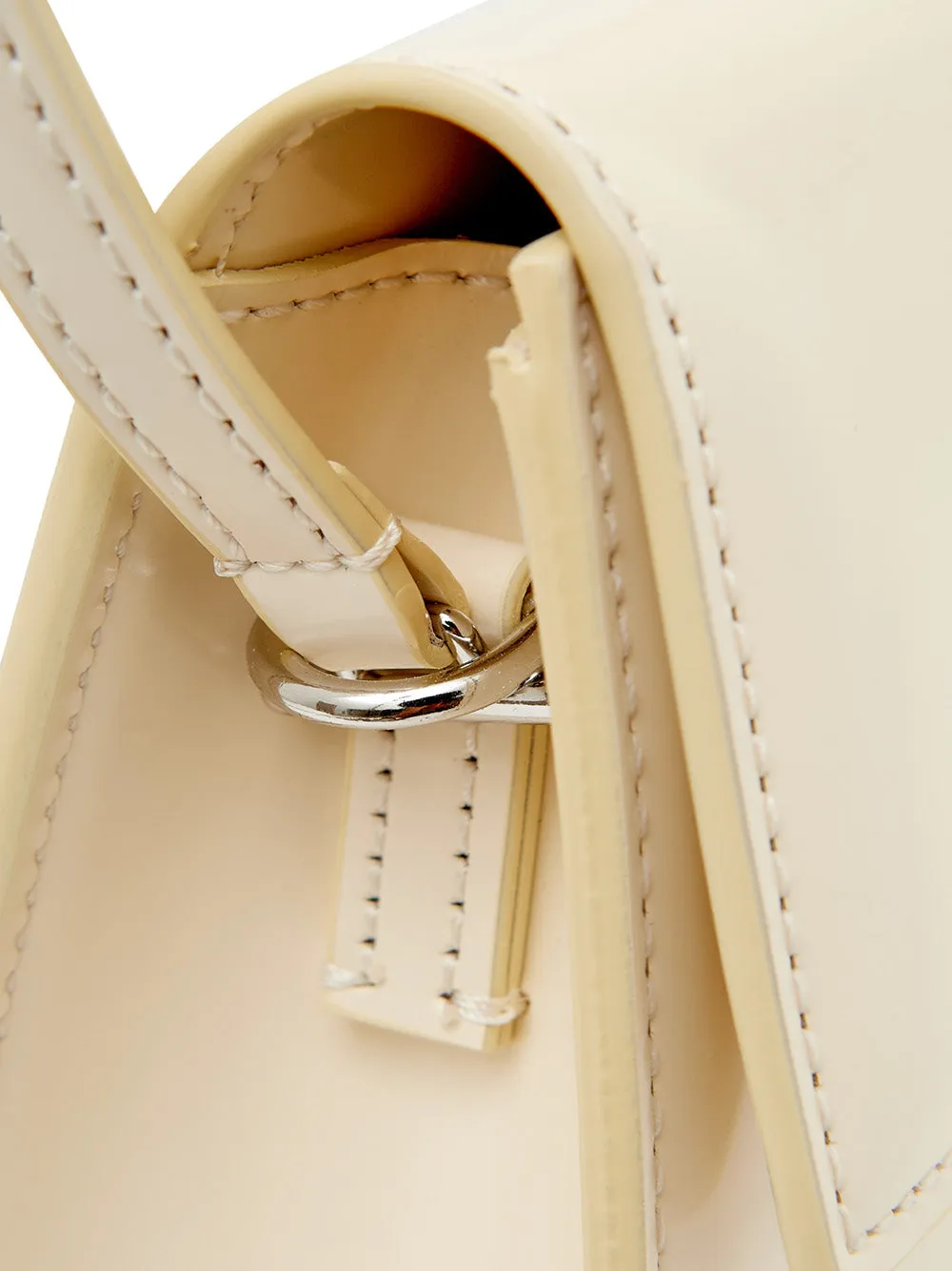 Jacquemus Leather Long Shoulder Bag 'Ivory'