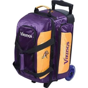 KR NFL Double Roller Minnesota Vikings Bowling Bag