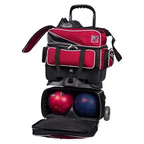 KR Strikeforce Fast 4 Ball Roller Black Red Bowling Bag