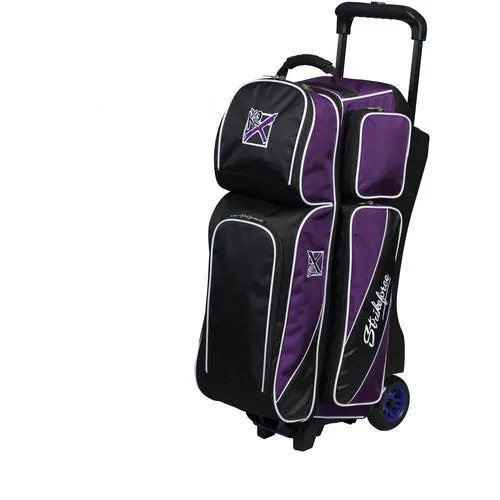 KR Strikeforce Fast Triple Roller Black/Purple Bowling Bag