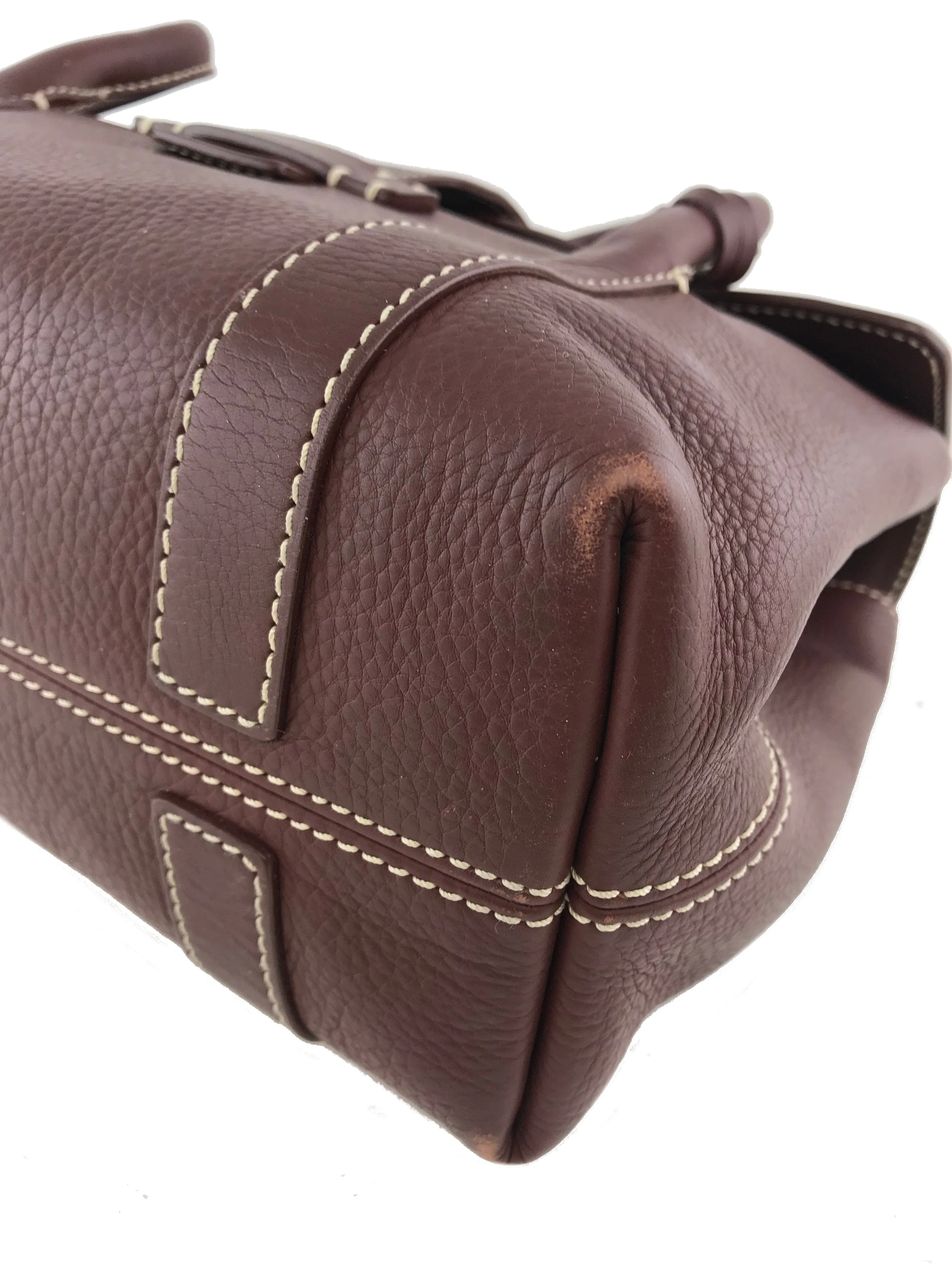 Loro Piana Leather Dandy Bag