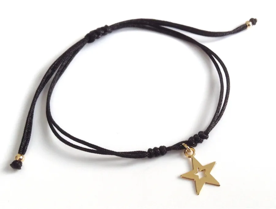 Moon and Star Jewelry Set of 2 Friendship Long Distance Gift Bracelets