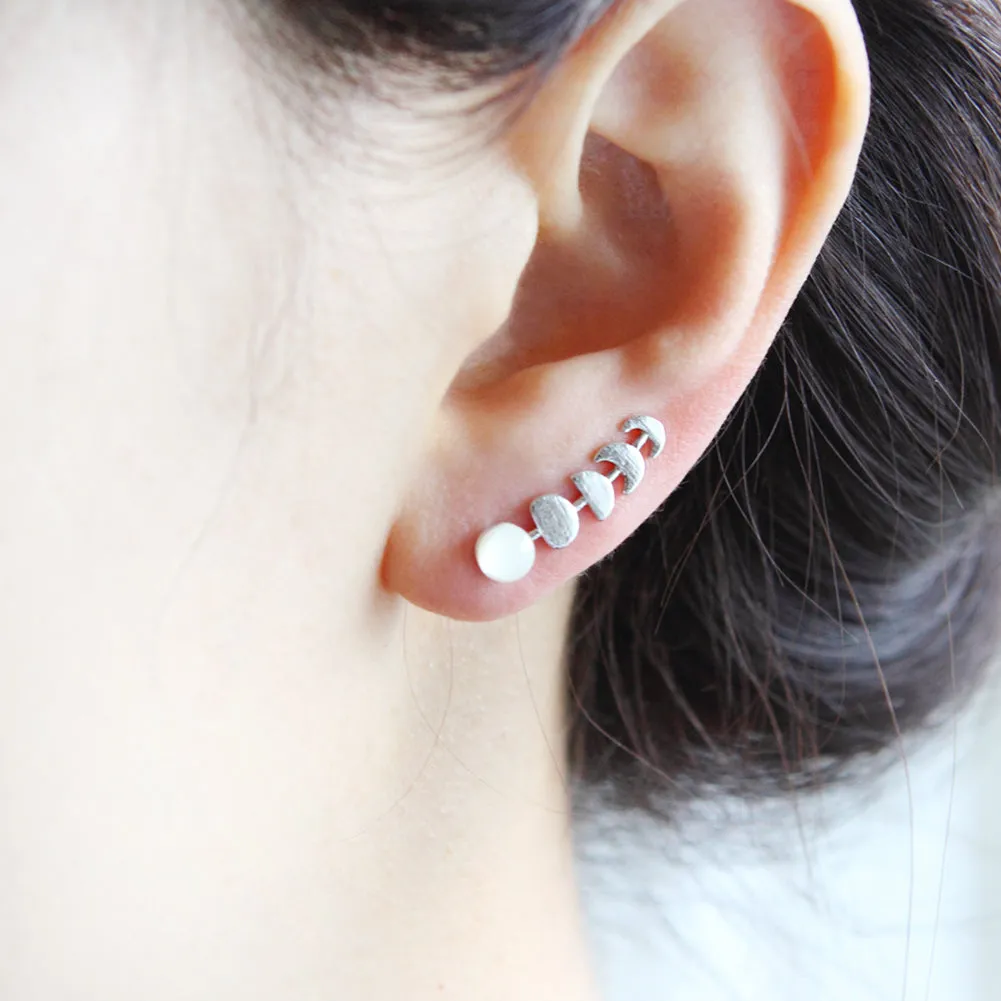 Moon Phases Ear Climber