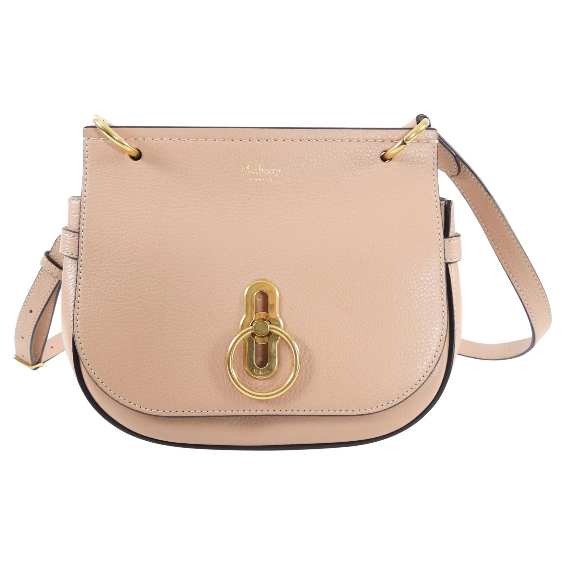 Mulberry Small Amberley Leather Satchel Crossbody Bag