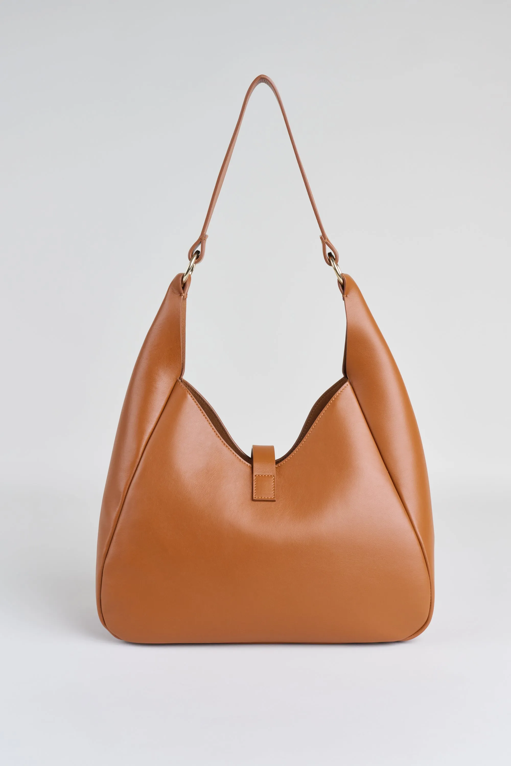 Nappa Leather Hobo Bag