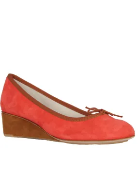 Norma Wedge Ballerina, Orange