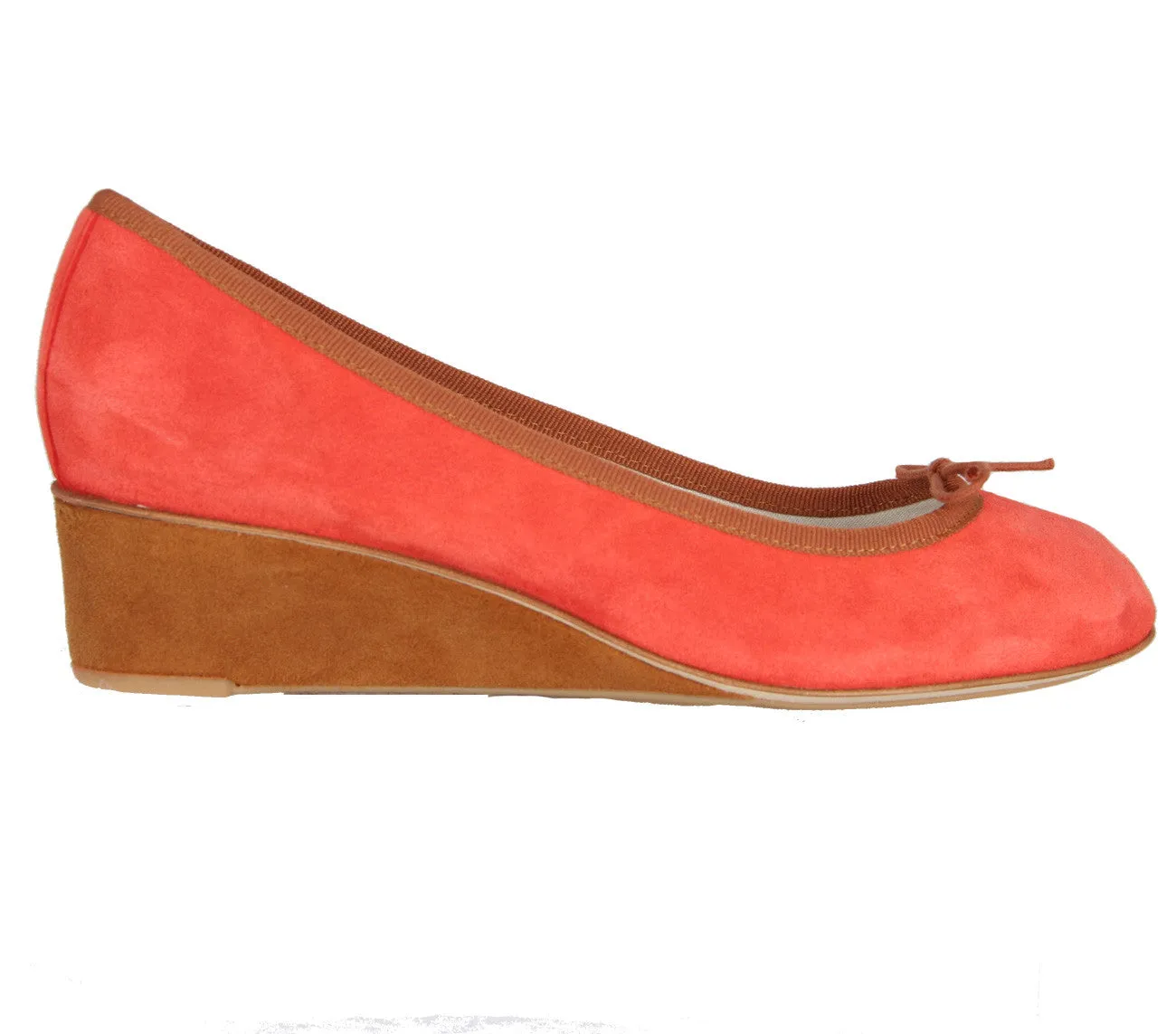 Norma Wedge Ballerina, Orange