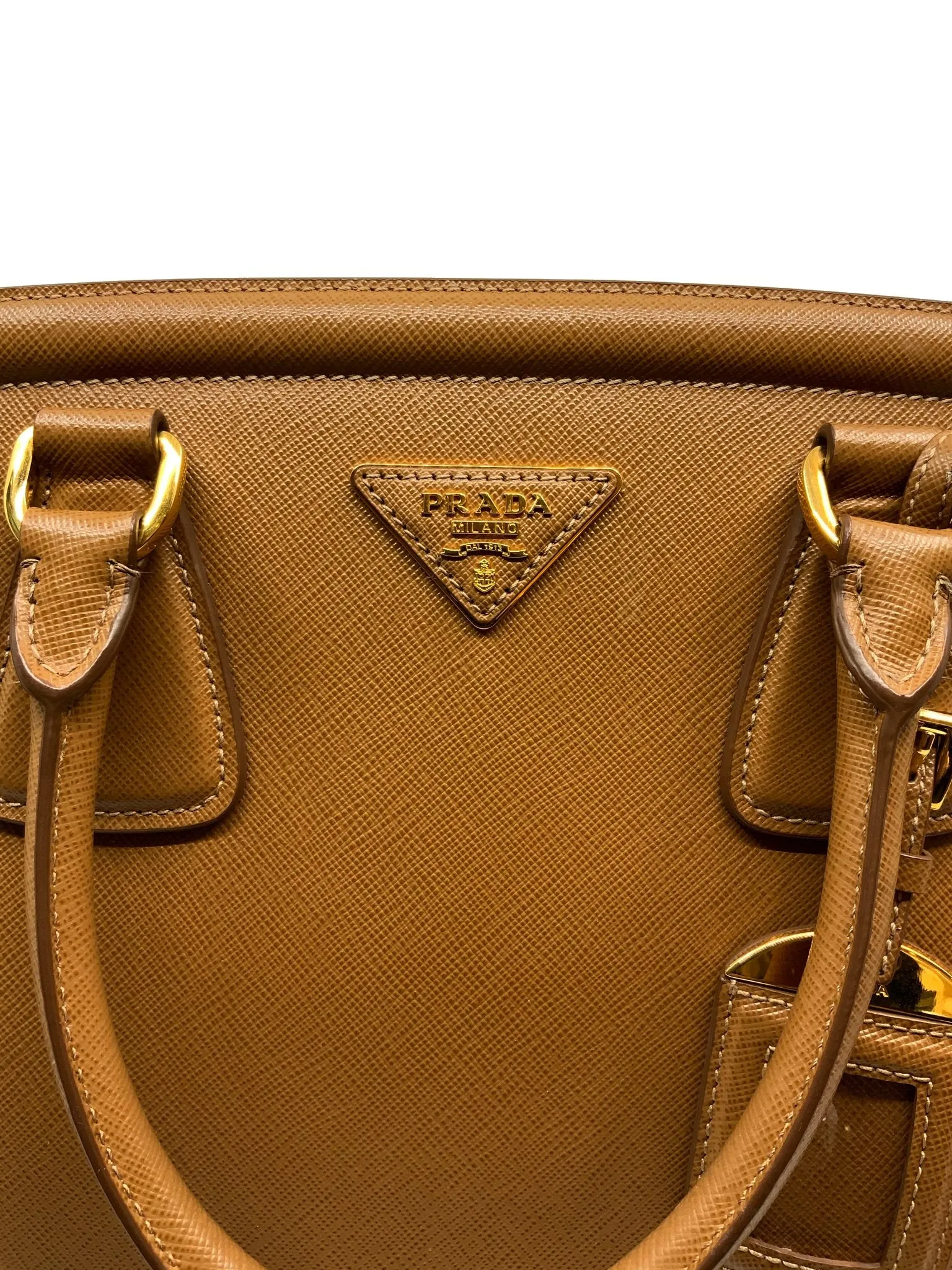 Prada Saffiano Leather Medium Satchel Bag