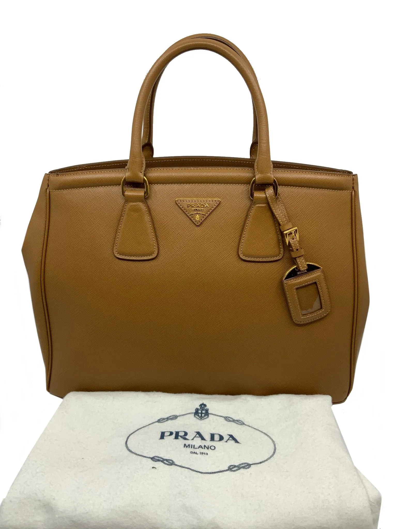 Prada Saffiano Leather Medium Satchel Bag