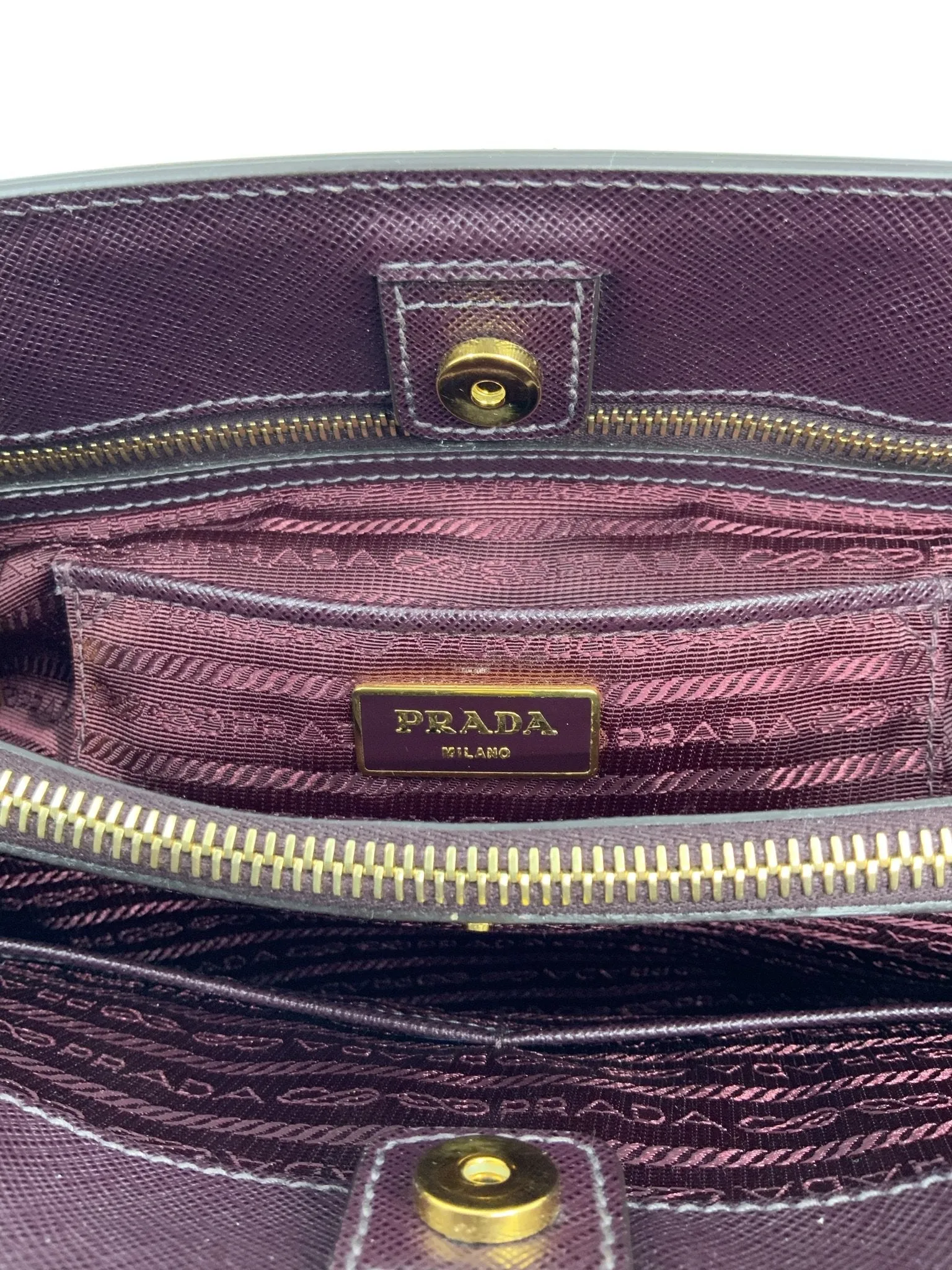 Prada Saffiano Small Tote Bag