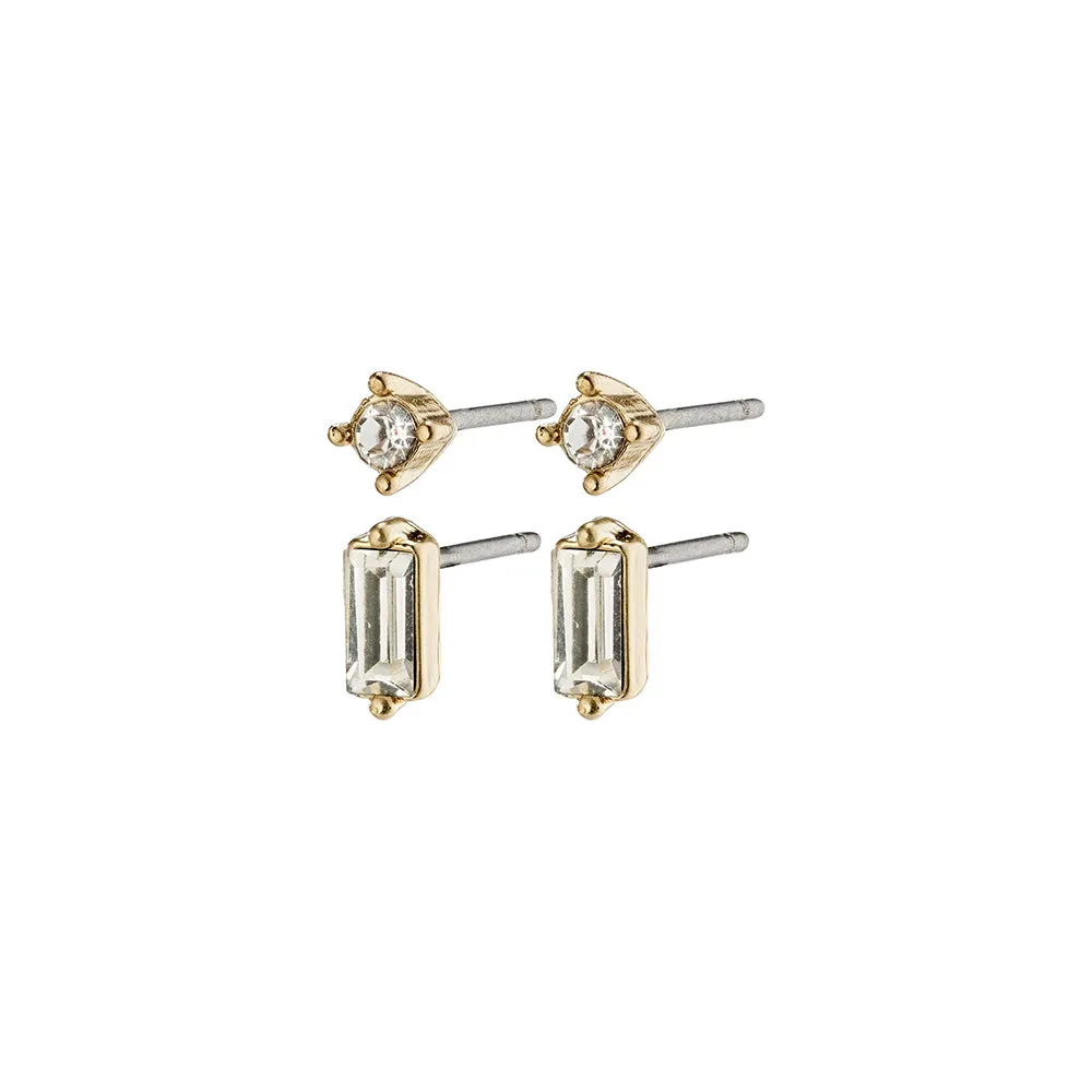 Sabrina Gold Plated Earring Set