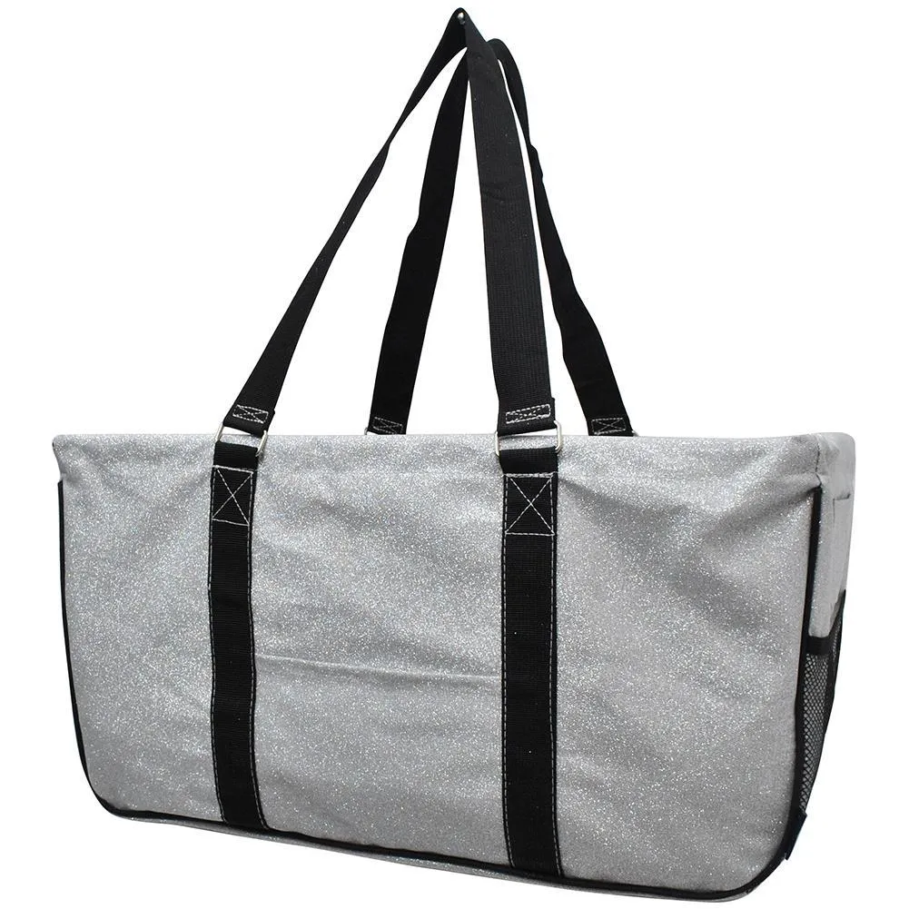 Silver Glitter NGIL Utility Bag