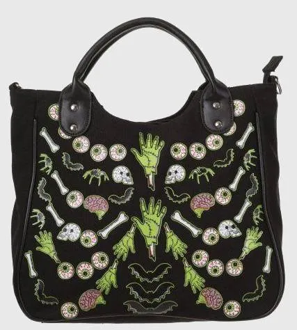 Skeletal Rib Horror Satchel