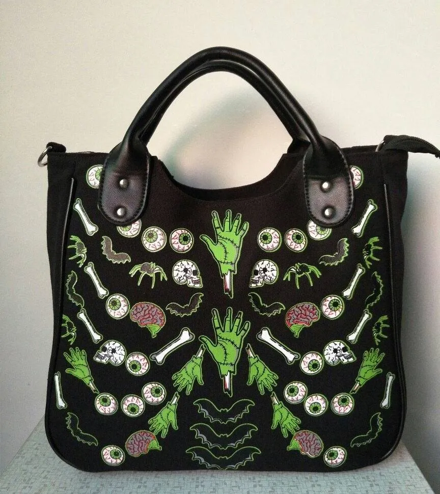 Skeletal Rib Horror Satchel