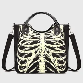 Skeletal Rib Horror Satchel