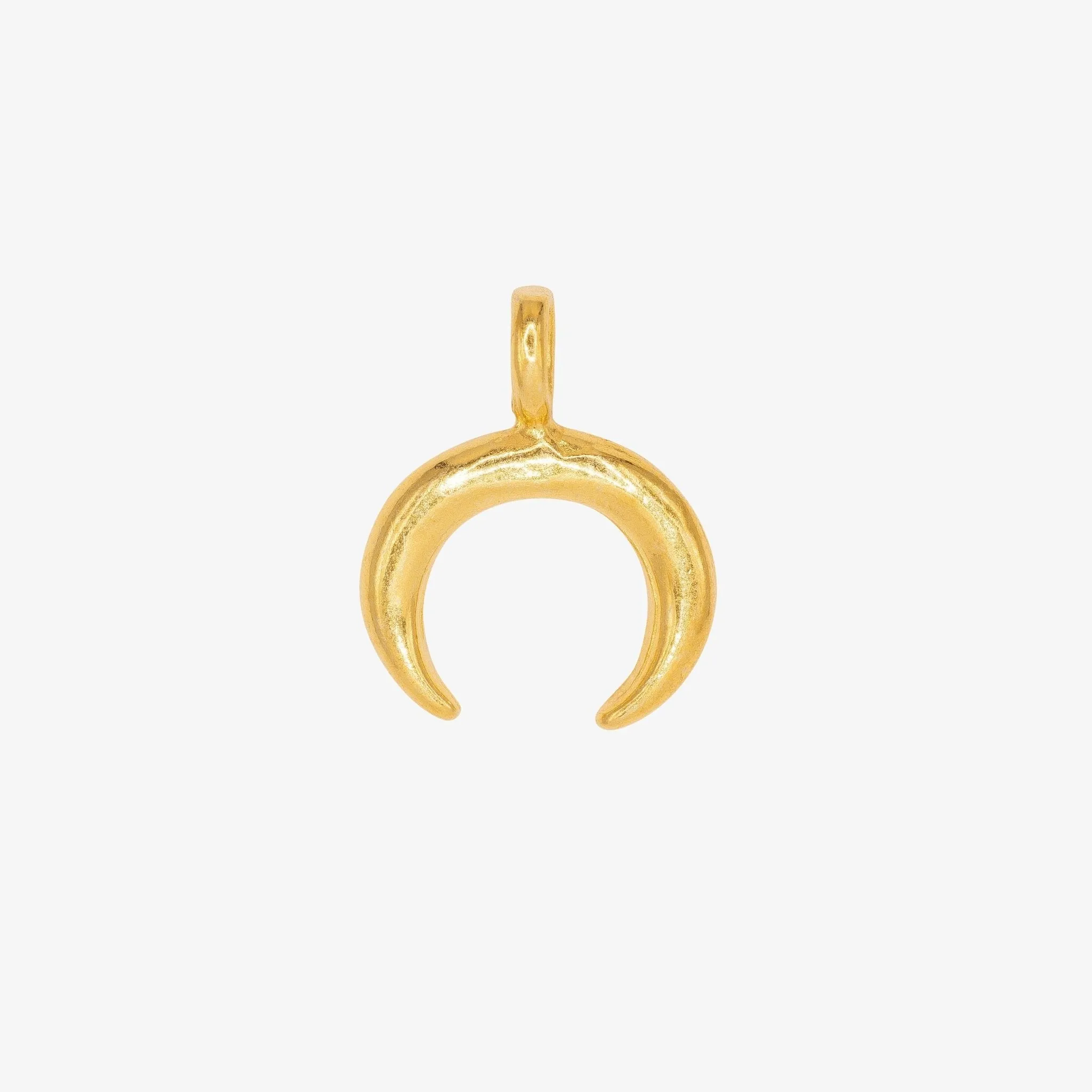 Small Crescent Moon Charm Wholesale 14K Gold, Solid 14K Gold, 274G