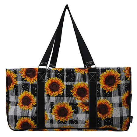 Sunflower Plaid NGIL Utility Bag