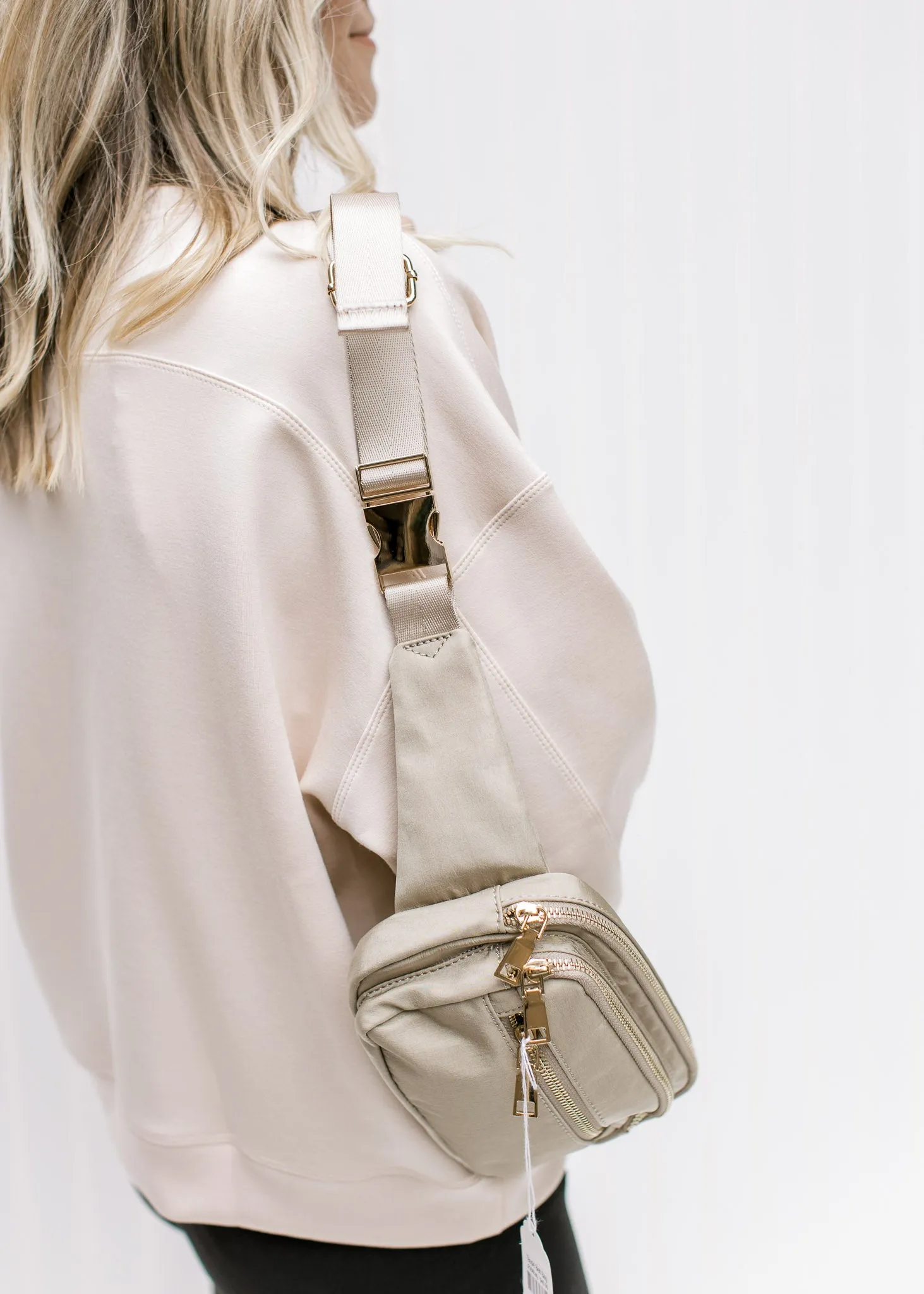 Taupe Belt Bag