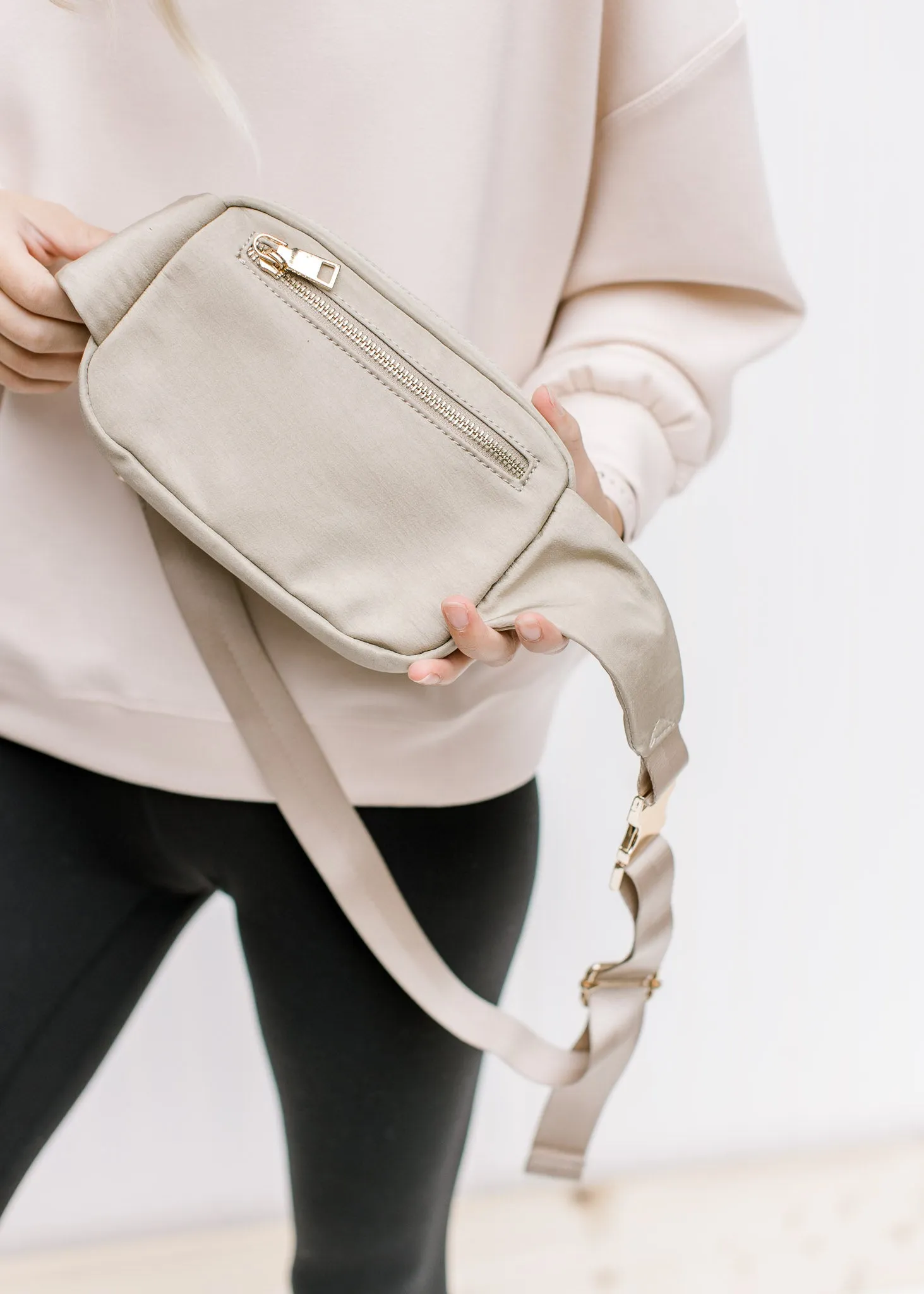 Taupe Belt Bag