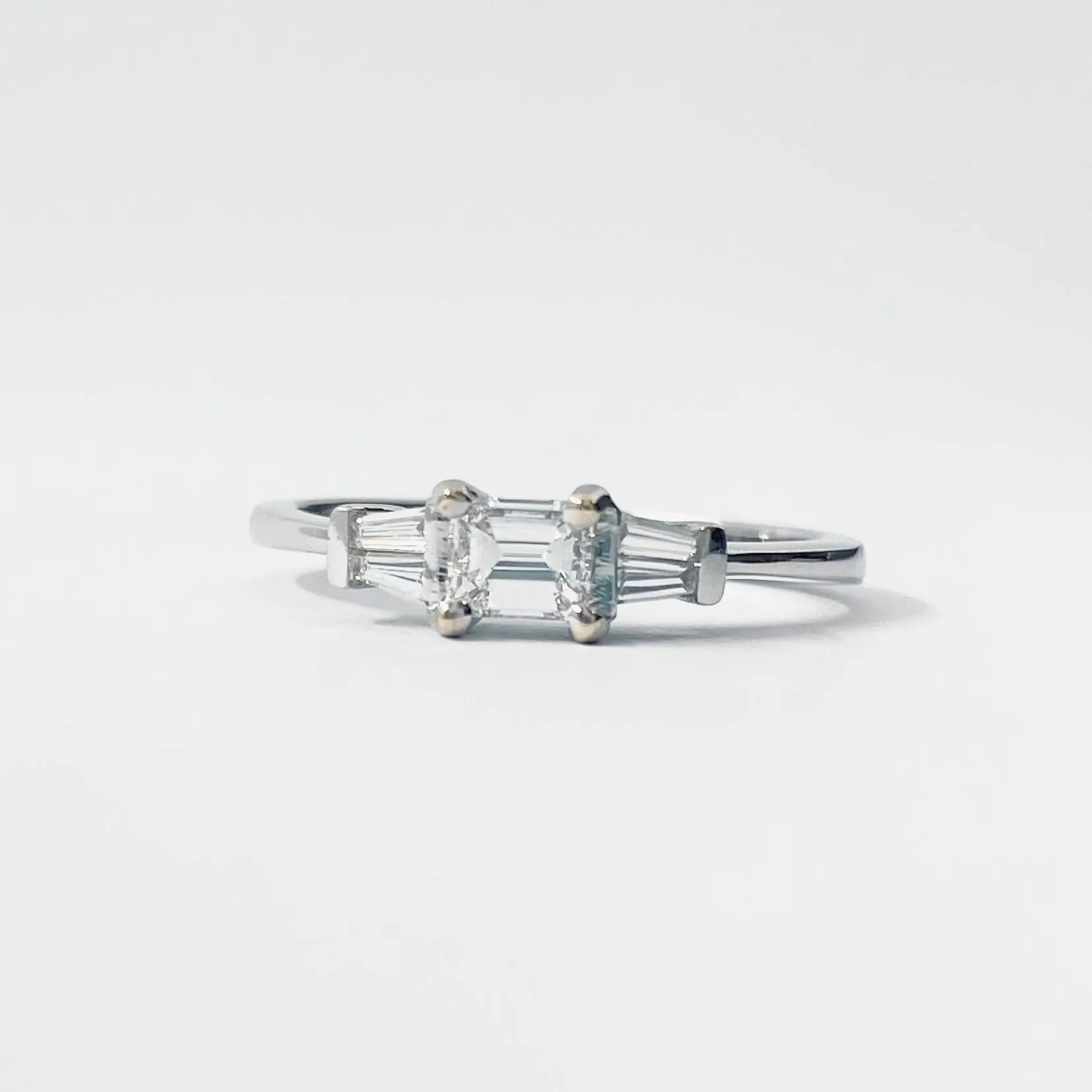 Three Stone Baguette Ring