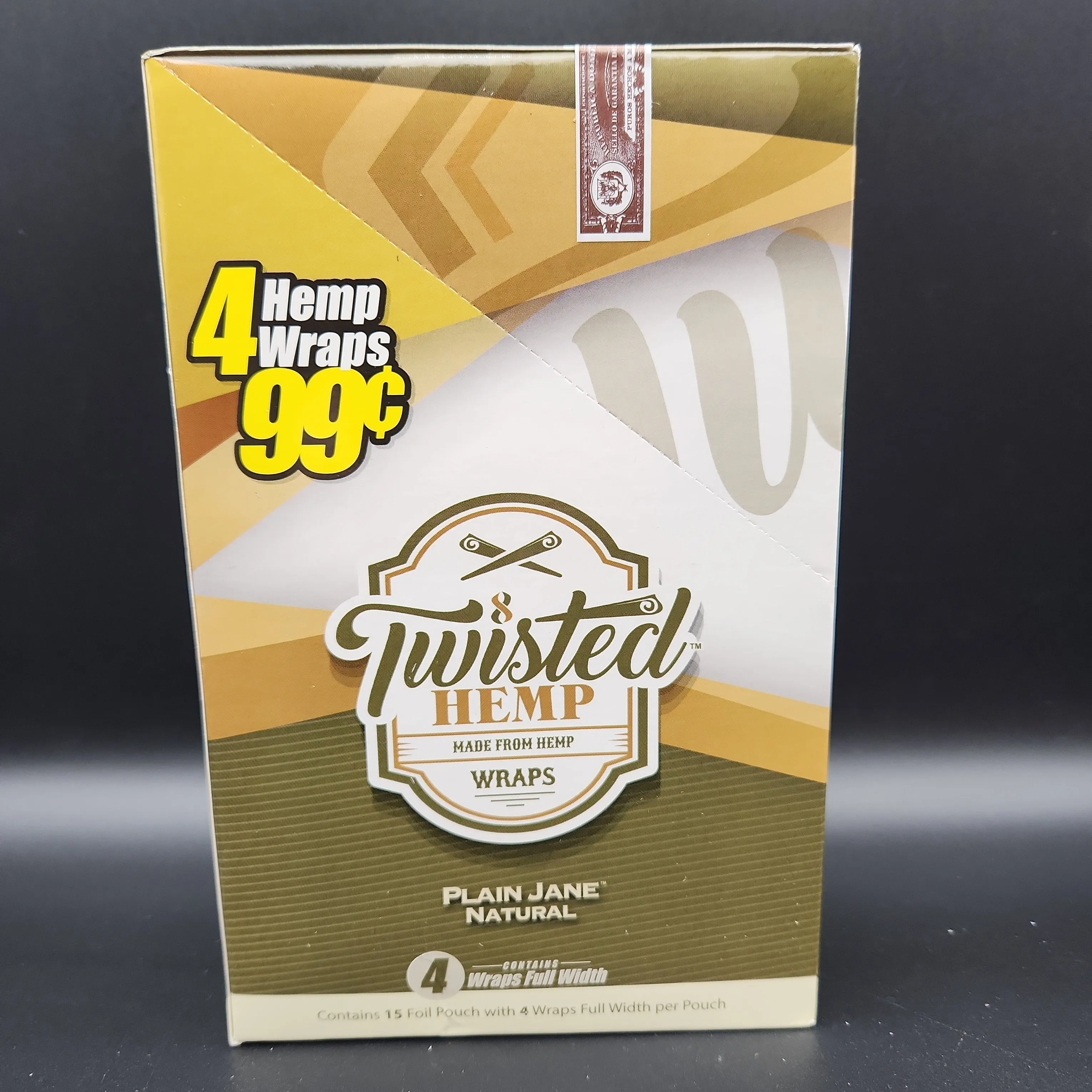 Twisted Hemp Wraps - Box of 15