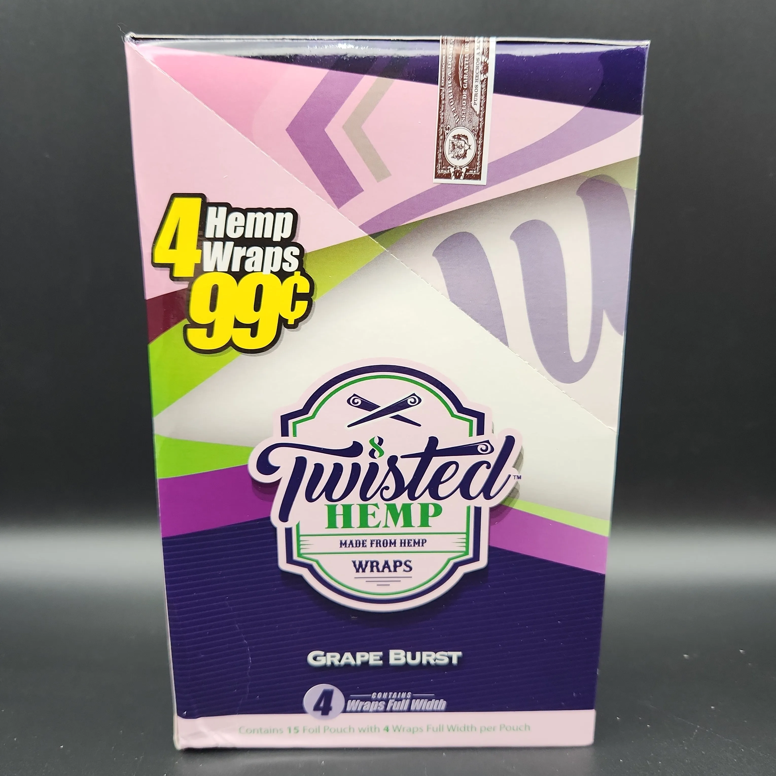 Twisted Hemp Wraps - Box of 15