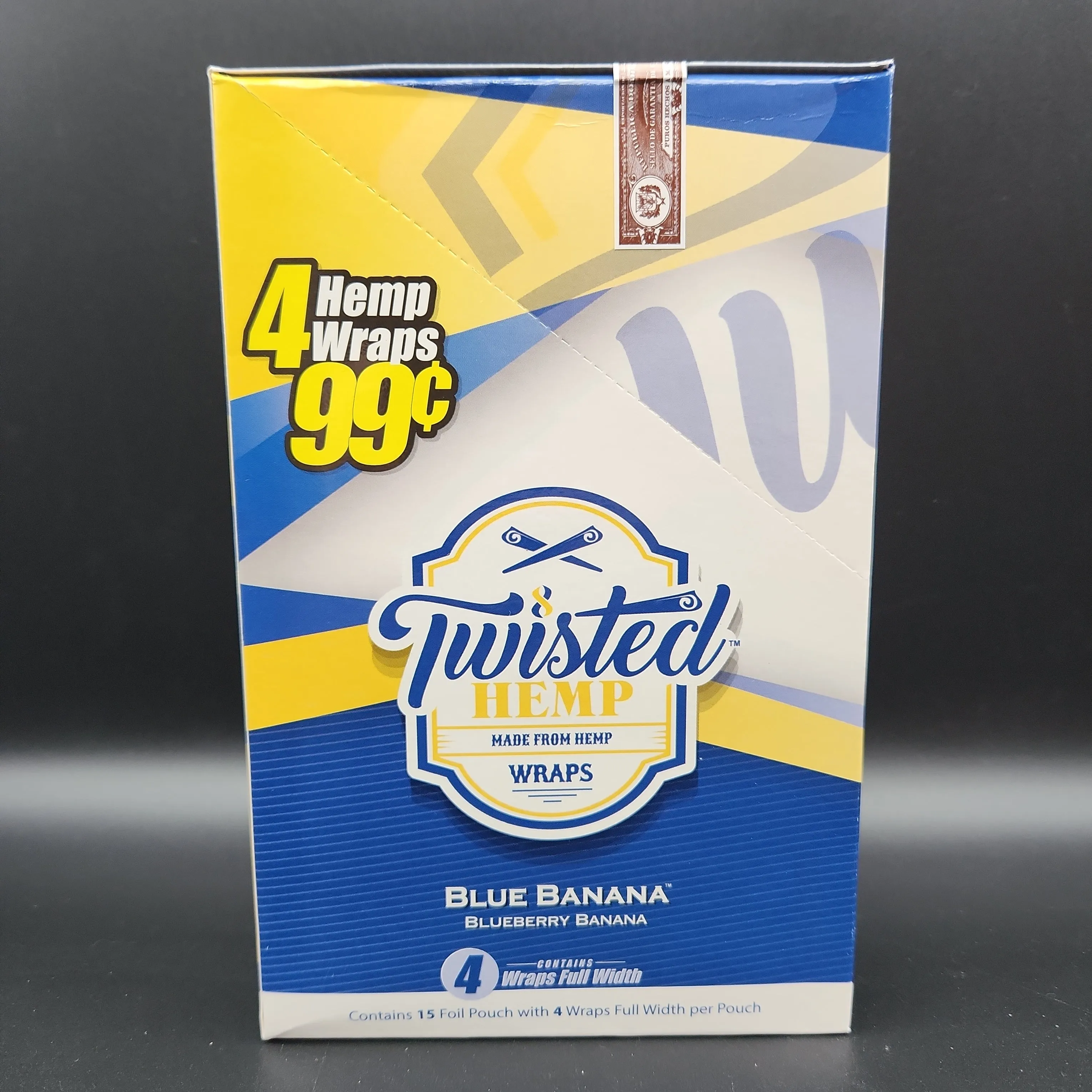 Twisted Hemp Wraps - Box of 15