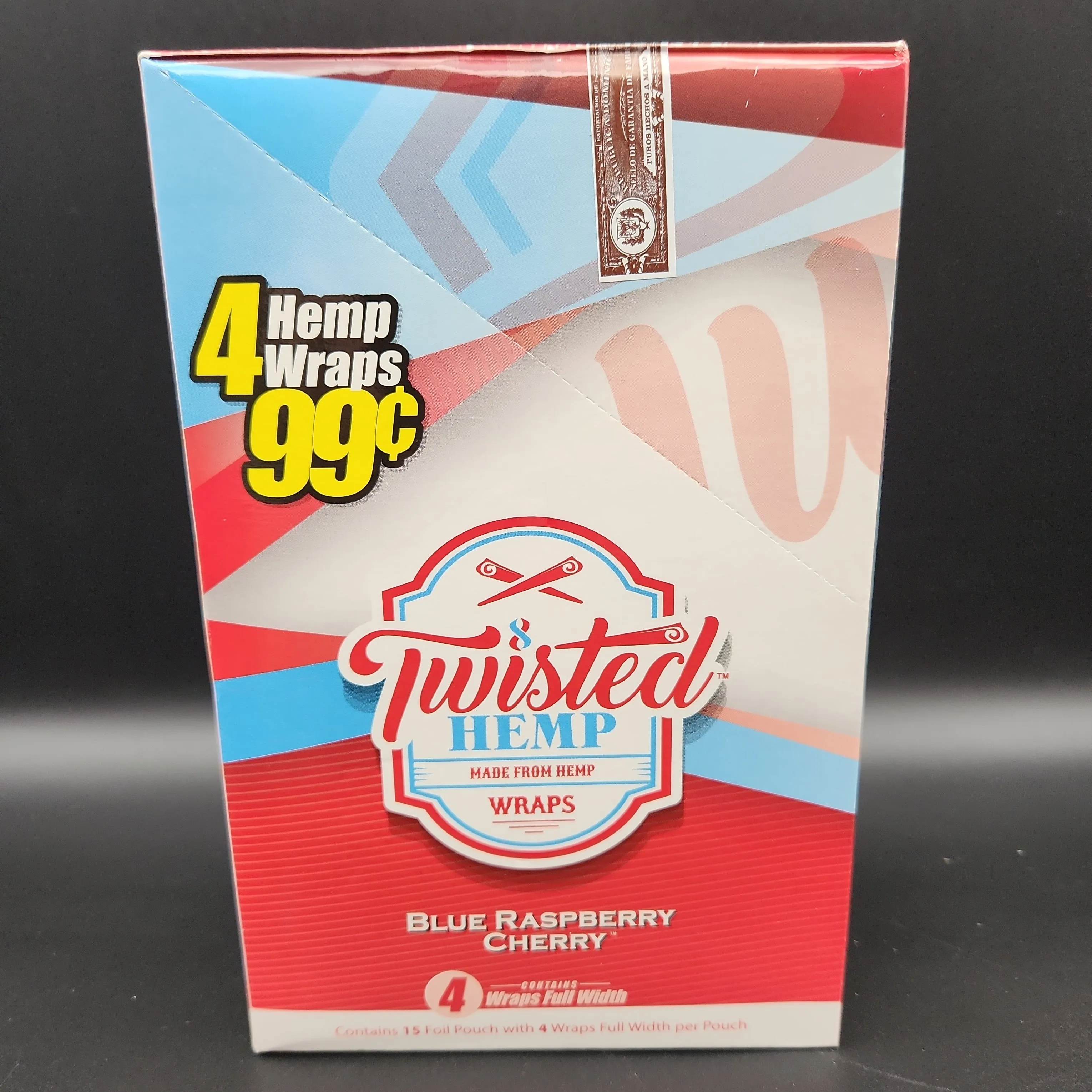 Twisted Hemp Wraps - Box of 15