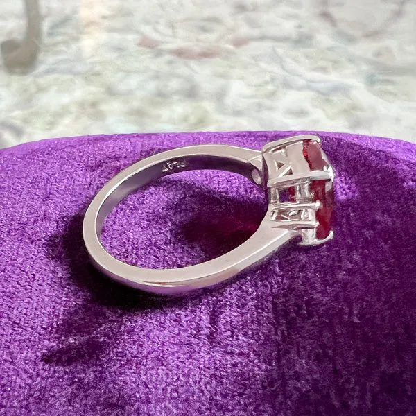 Vintage Ruby & Diamond Ring